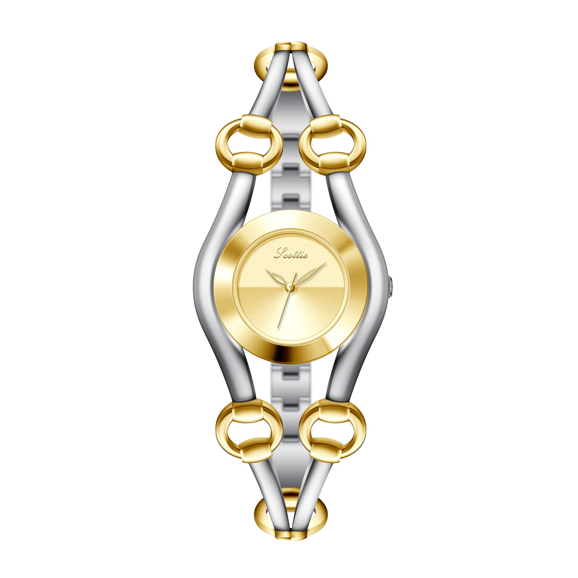 Casual and Versatile Women's Watch with Niche Hollow Design