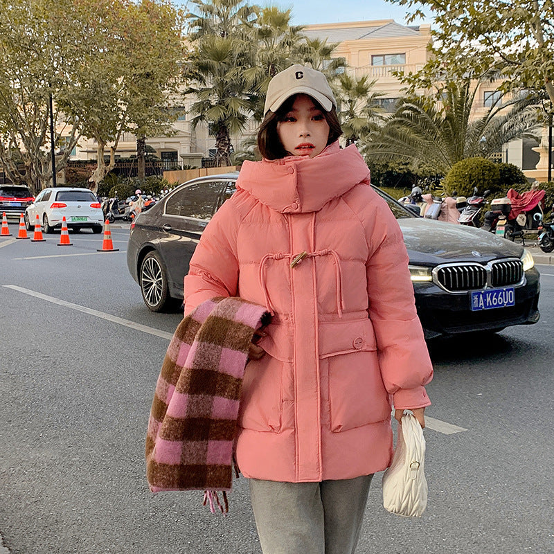 Women’s Winter Mid-Length Cotton Coat – Stylish Warm Fashion Jacket