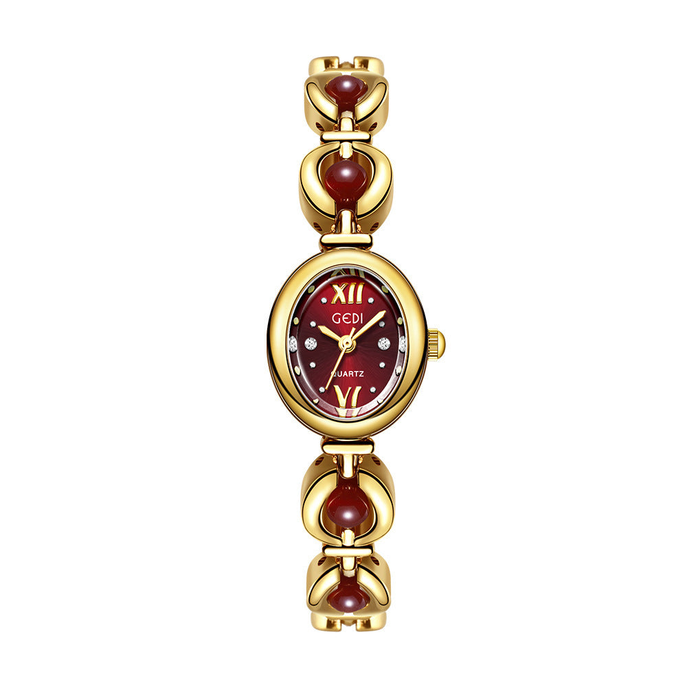 Gedi Emerald Pearl Bracelet Watch
Where Elegance Meets Time