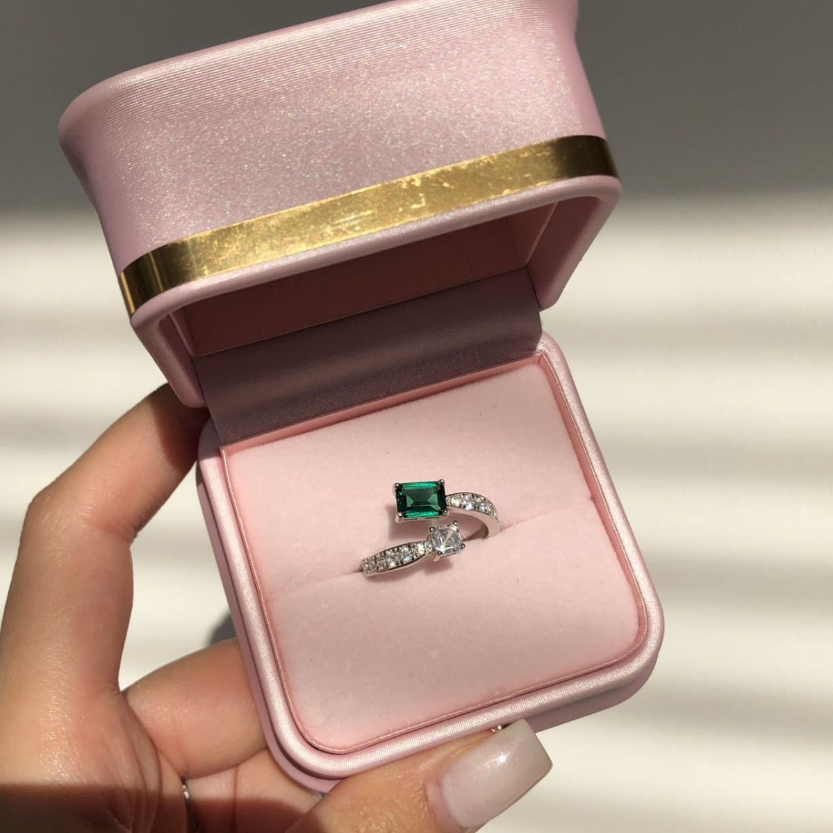 Exquisite Korean-Style Diamond Ring for Women