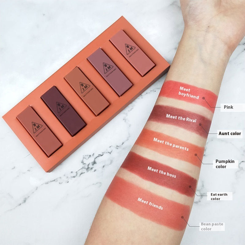 5 Vitamin Lipstick Set – Hydrating, Nourishing, and Long-Lasting Color
