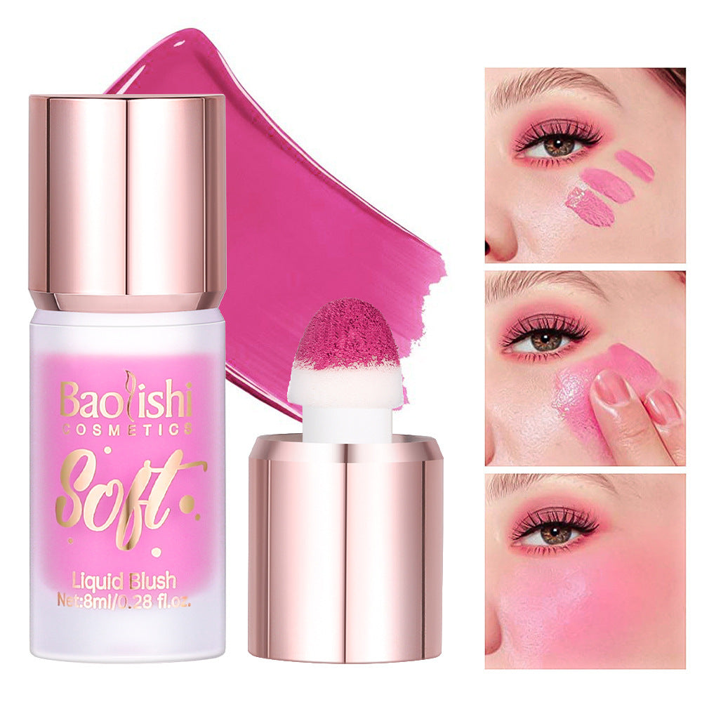 Pearlescent Liquid Blush – Soft Glow Shimmer Finish