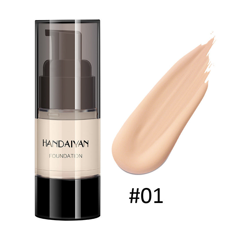 HANDAIYAN Full Cover Waterproof Liquid Foundation – Moisturizing Base
