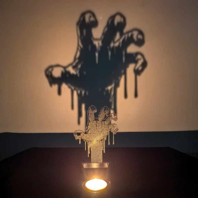 Halloween Candlestick Decoration | Creative Desktop Ornament & Party Décor