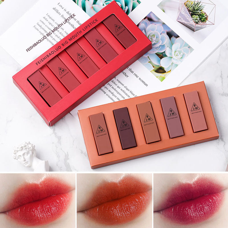 5 Vitamin Lipstick Set – Hydrating, Nourishing, and Long-Lasting Color