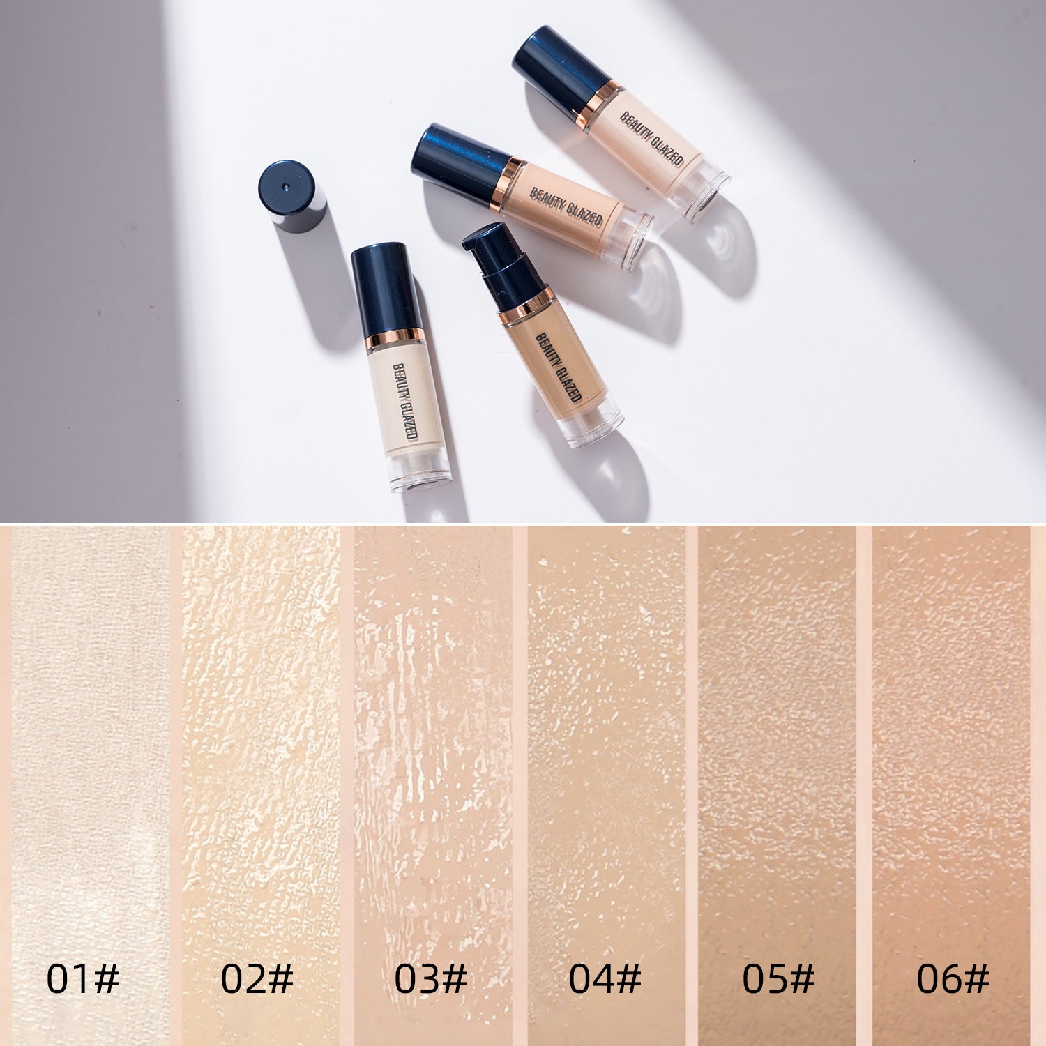 6 Colors Half Cover Makeup Primer – Smooth, Non-Sticky Base