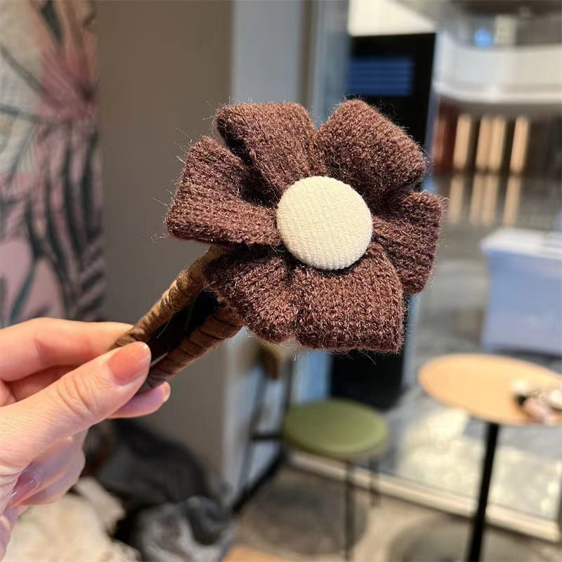 Large Cloth Flower Hairpin | High-end Mori Hair Clip for Back Hair Styling