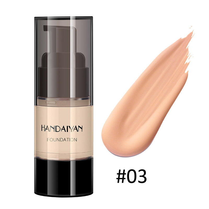 HANDAIYAN Full Cover Waterproof Liquid Foundation – Moisturizing Base