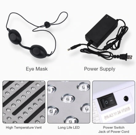 7 Colors LED Light Therapy Mask – Skin Rejuvenation, Acne & Anti-Wrinkle Treatment