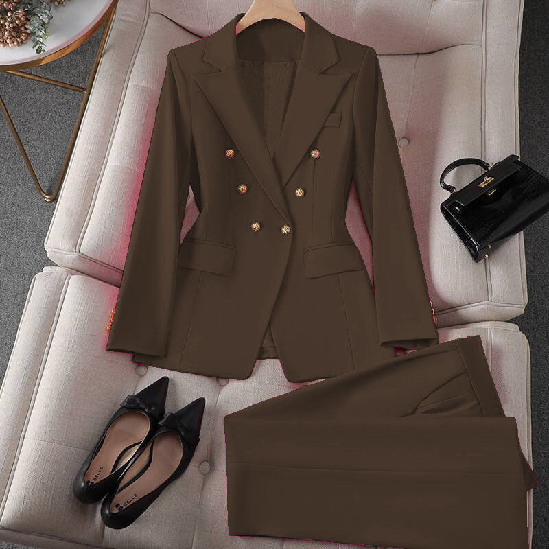 Korean Casual Blouse & Trouser Suit – Women’s Outfit