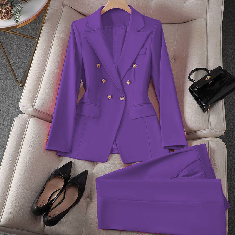 Korean Casual Blouse & Trouser Suit – Women’s Outfit