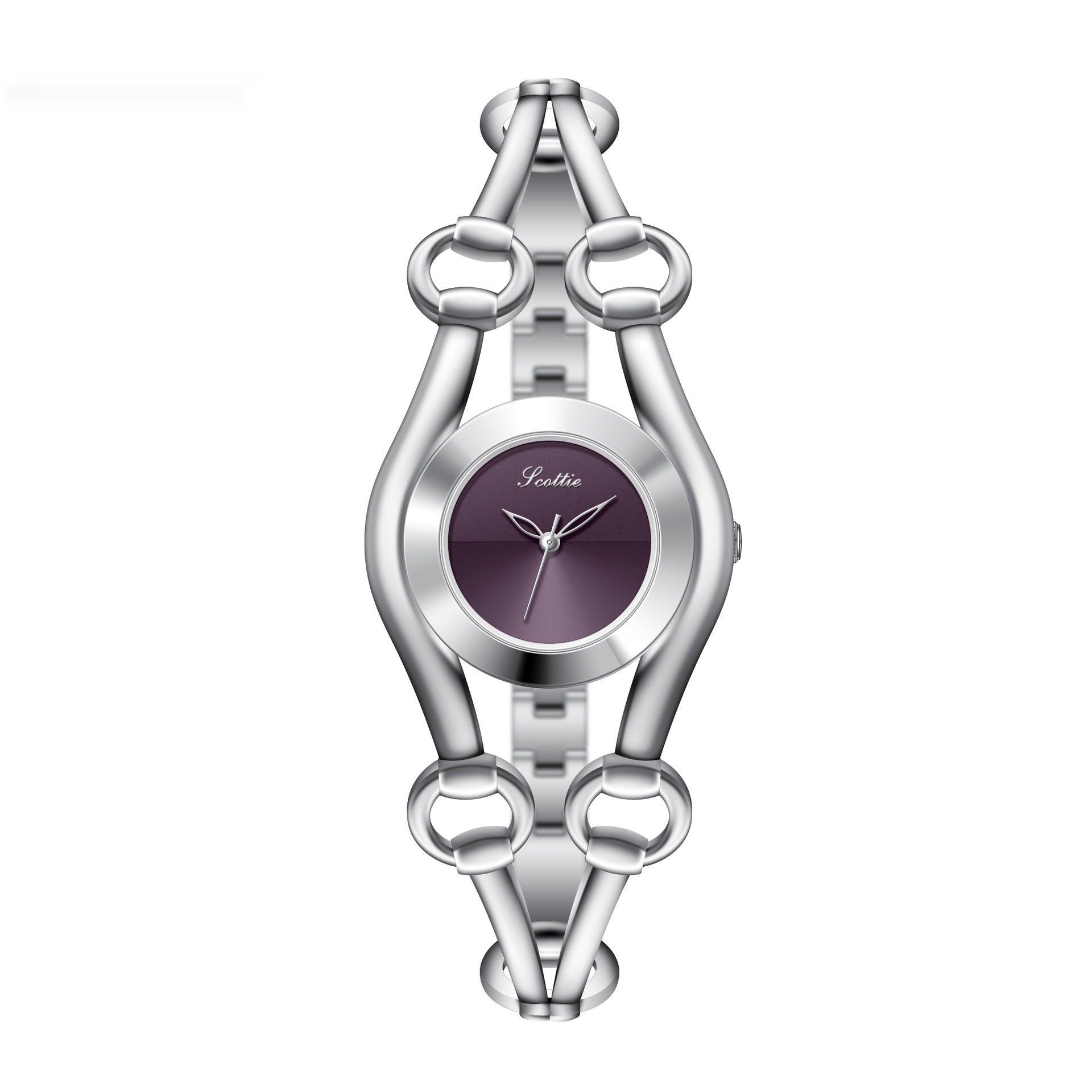 Casual and Versatile Women's Watch with Niche Hollow Design