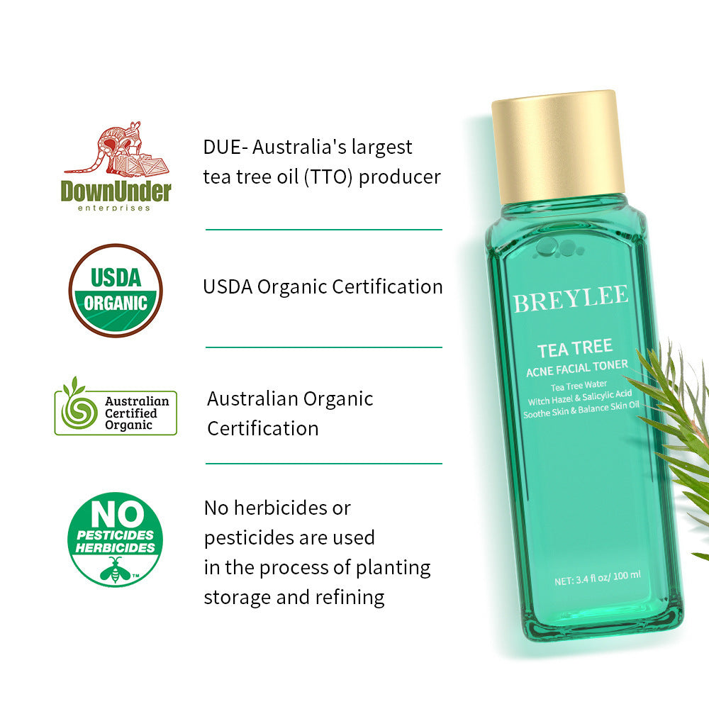 Tea Tree Acne Facial Toner | Pore-Refining & Oil Control
