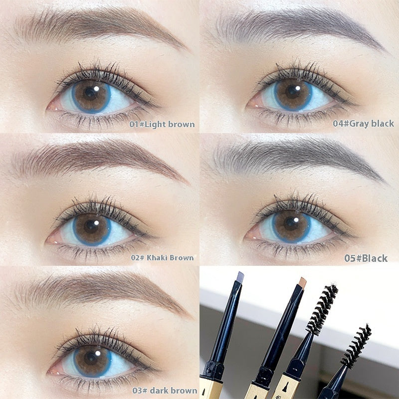 Small Gold Chopsticks Ultra-fine Eyebrow Pencil Waterproof Long-lasting