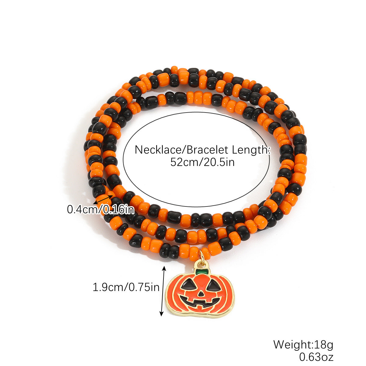 Halloween Necklace – Bat, Ghost, Skull, Pumpkin & Spider Pendant Accessories