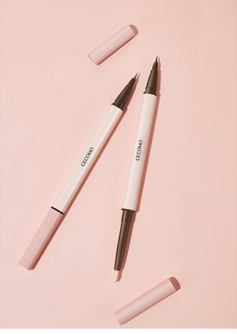 Stereoscopic Star Eyes Double Headed Silkworm Pen Waterproof Long-lasting