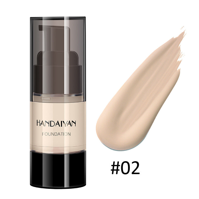 HANDAIYAN Full Cover Waterproof Liquid Foundation – Moisturizing Base