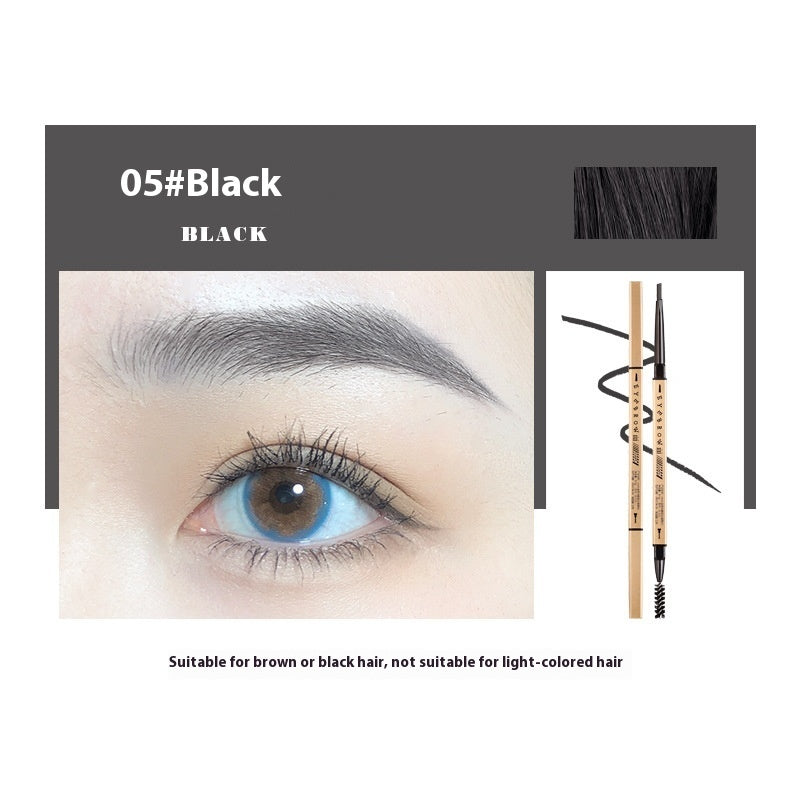 Small Gold Chopsticks Ultra-fine Eyebrow Pencil Waterproof Long-lasting