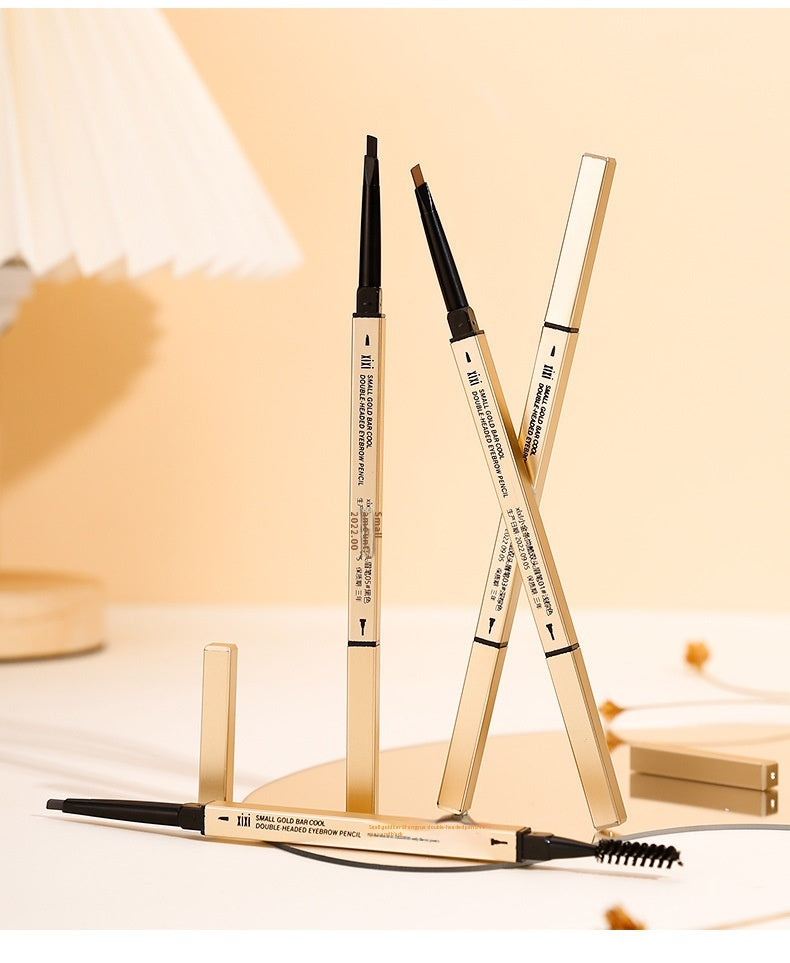 Small Gold Chopsticks Ultra-fine Eyebrow Pencil Waterproof Long-lasting