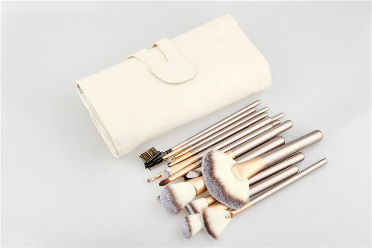 24-Piece Makeup Brush Set – Portable Beauty Kit