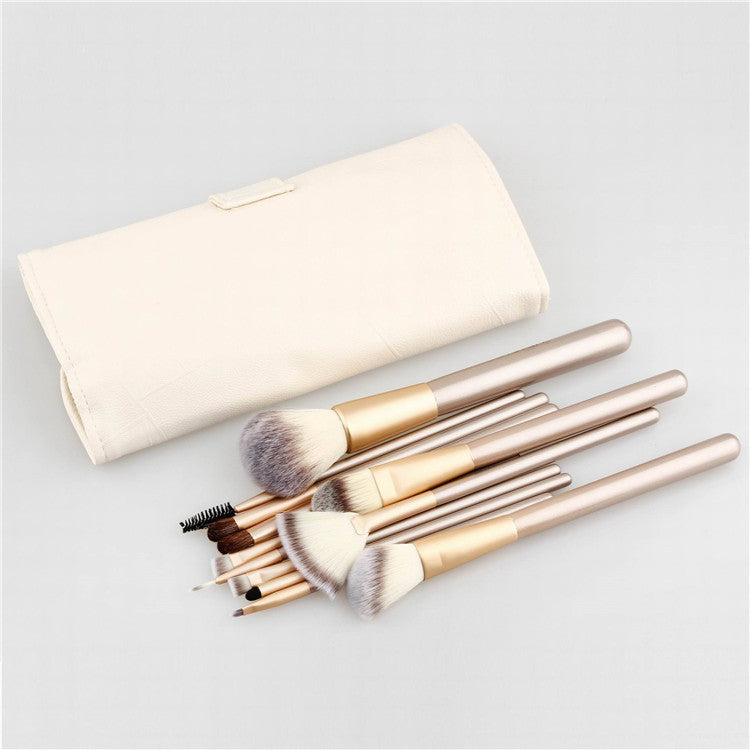 24-Piece Makeup Brush Set – Portable Beauty Kit
