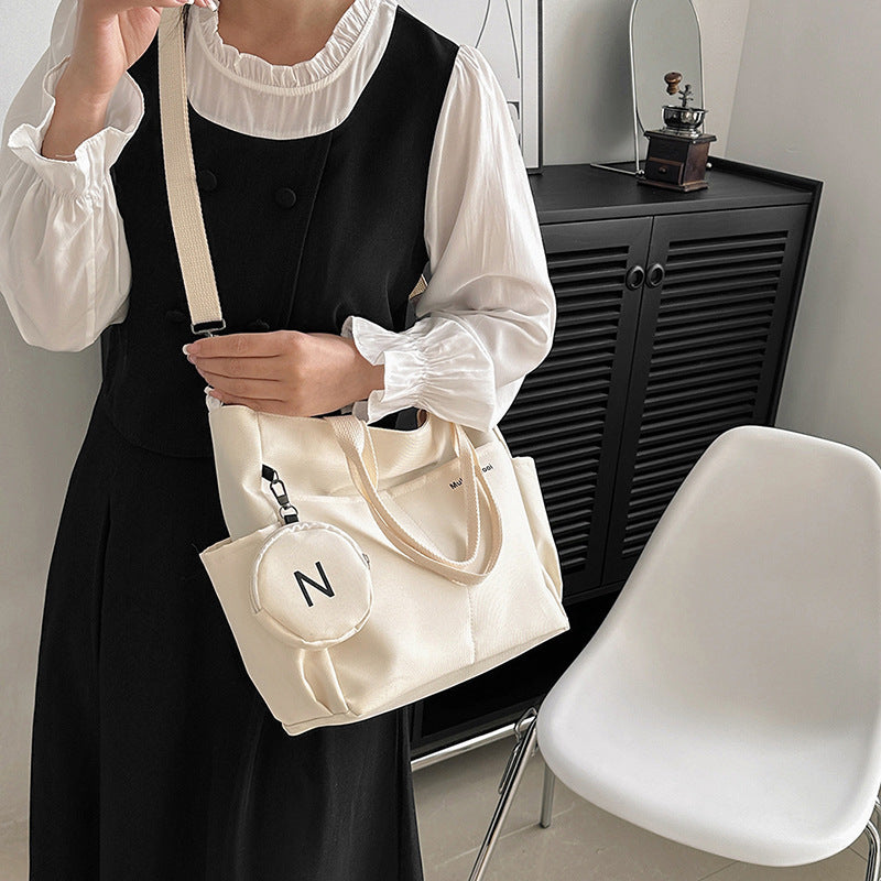 Women’s Canvas Shoulder Crossbody Tote Bag