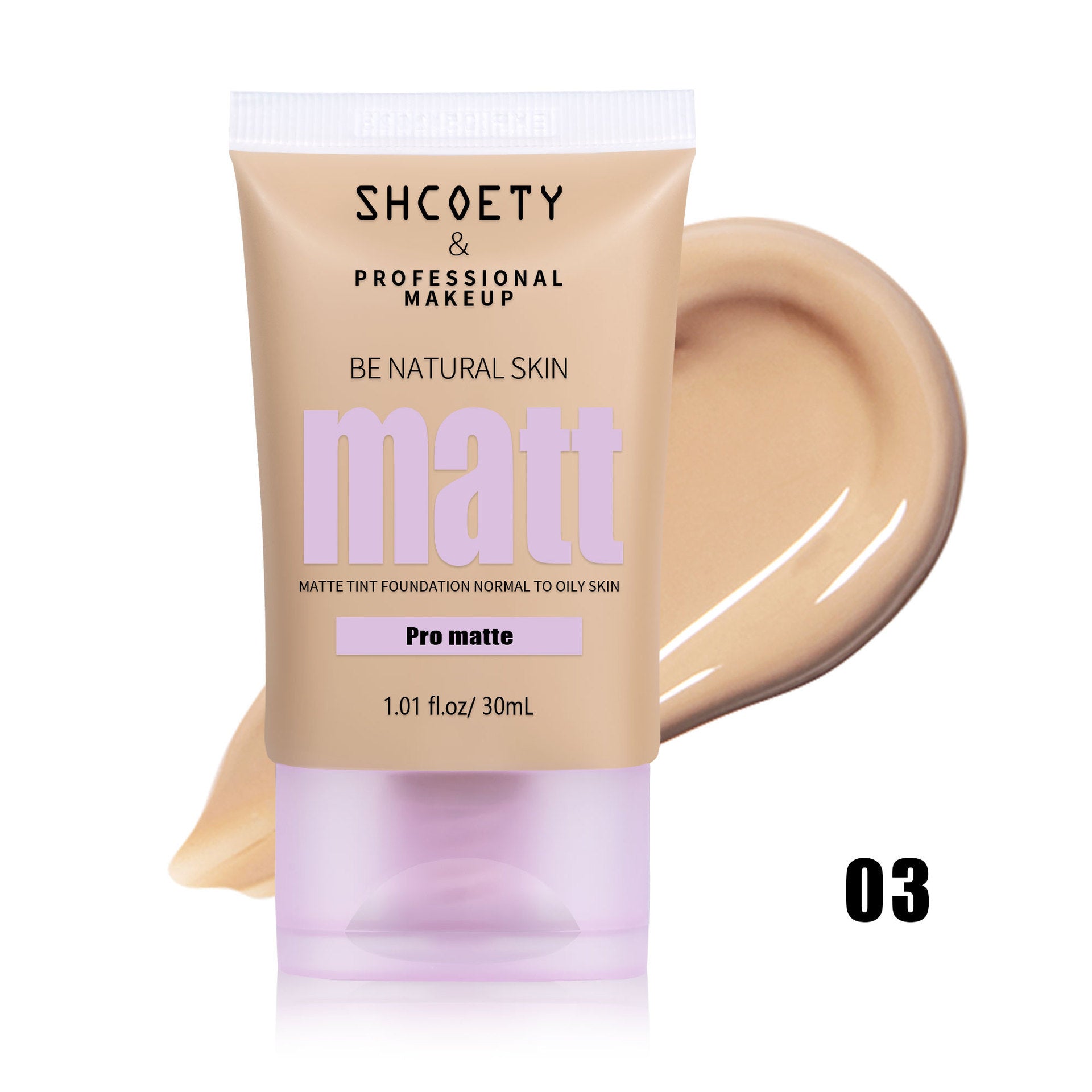 4-Color Longwear Foundation & Concealer BB Cream | Natural Brightening Skin Tone