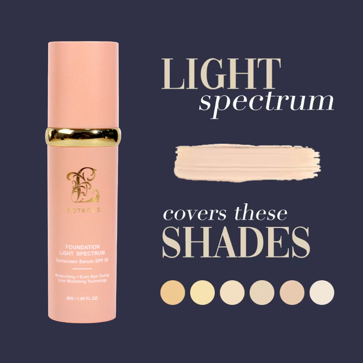 BOTAGUS 4-in-1 Foundation SPF 50 | Flawless Full Coverage Concealer
