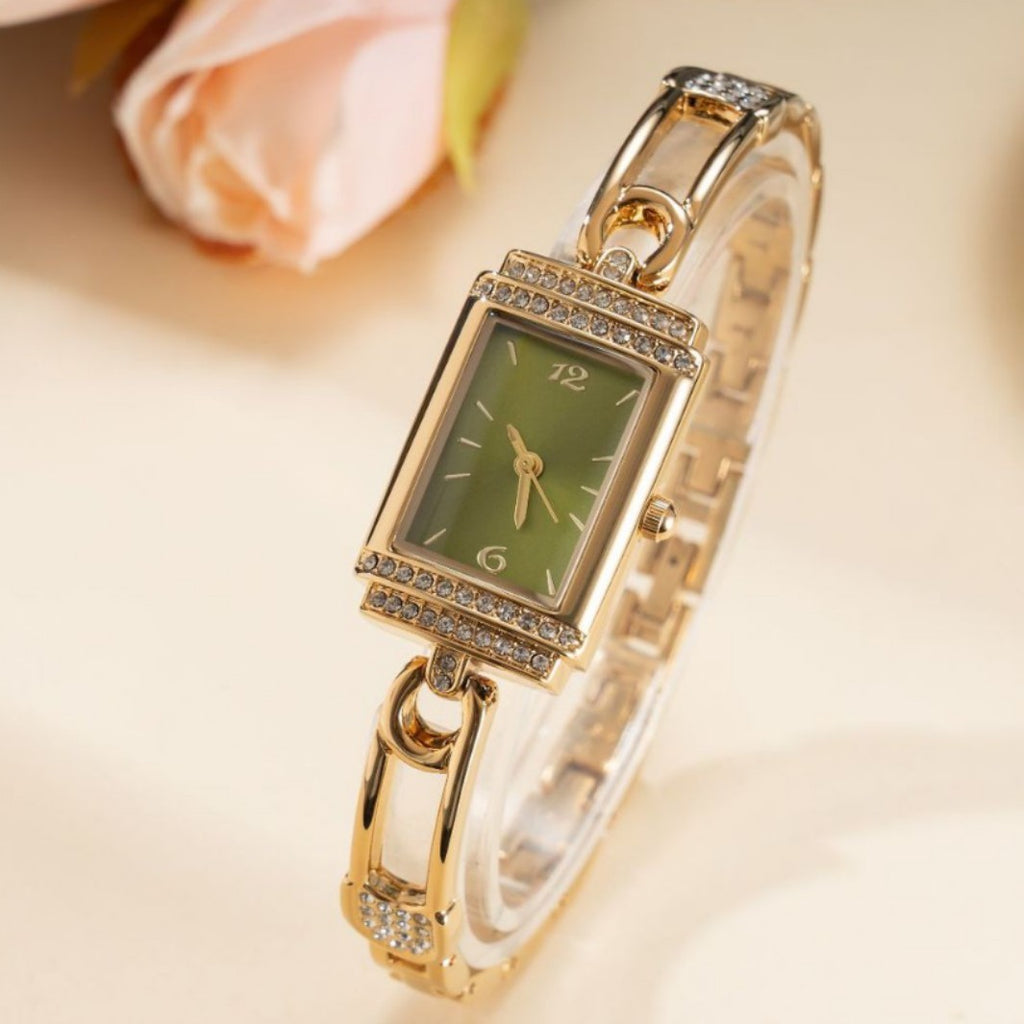 Women’s Light Luxury Square Watch – Elegant High-End Style