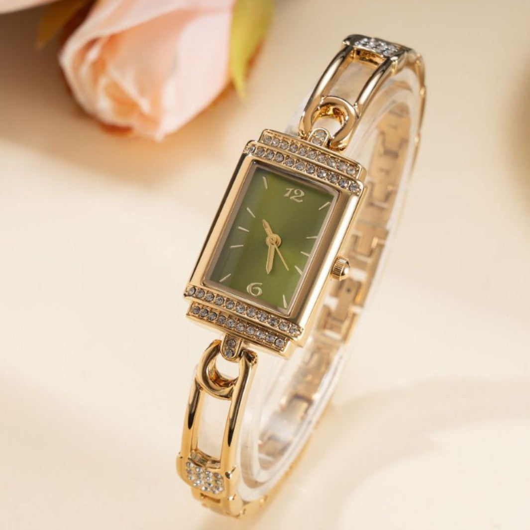 Women’s Light Luxury Square Watch – Elegant High-End Style