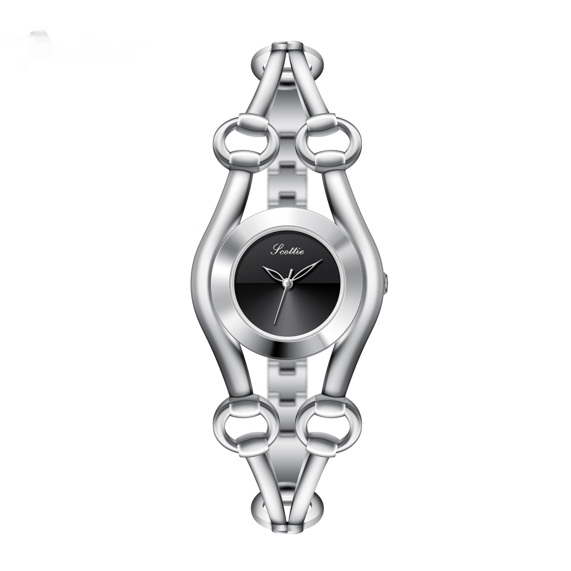 Casual and Versatile Women's Watch with Niche Hollow Design