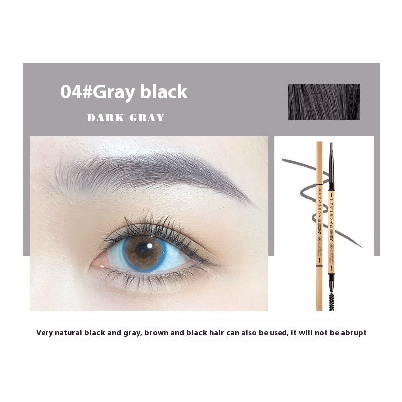 Small Gold Chopsticks Ultra-fine Eyebrow Pencil Waterproof Long-lasting