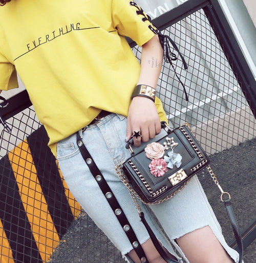 Blush Flora Bag – Elegant Floral Handbag for Women