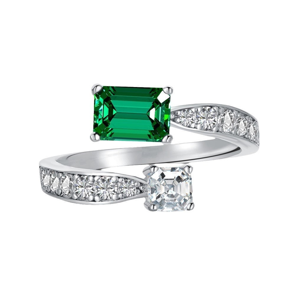 Exquisite Korean-Style Diamond Ring for Women