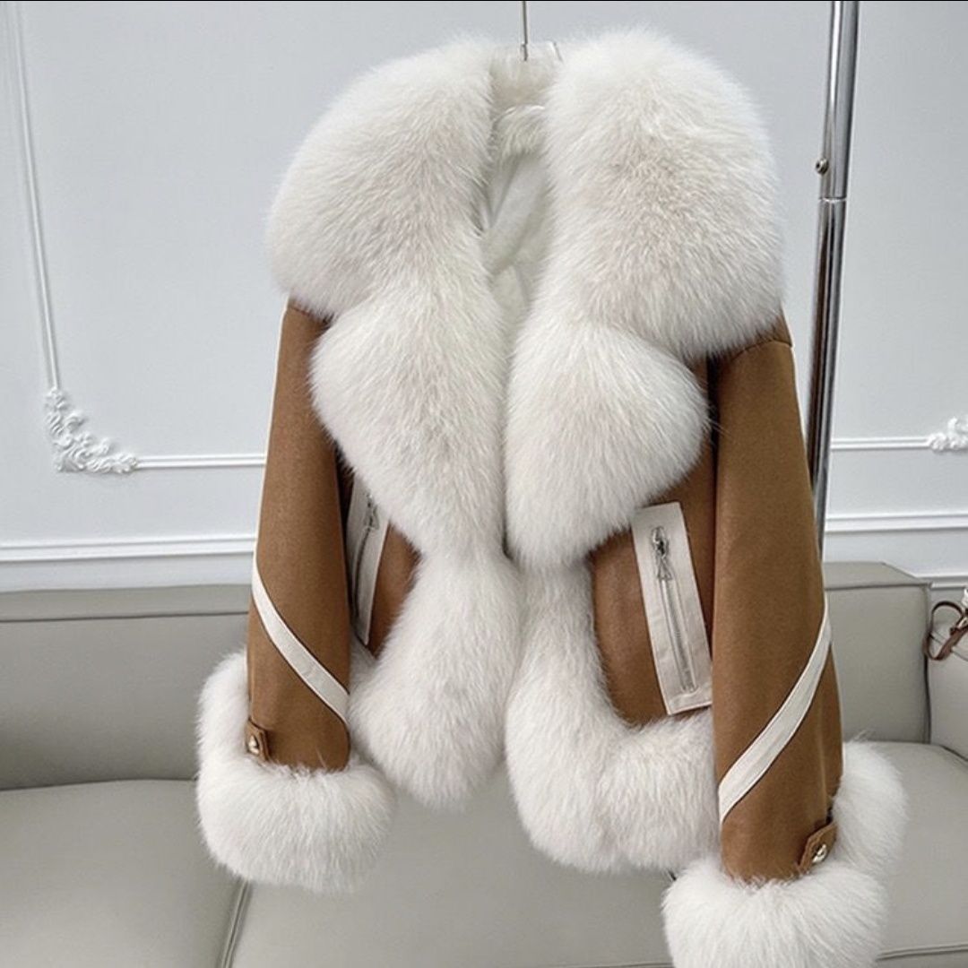 Women’s Short Cotton Fur Coat – Autumn & Winter Fashion