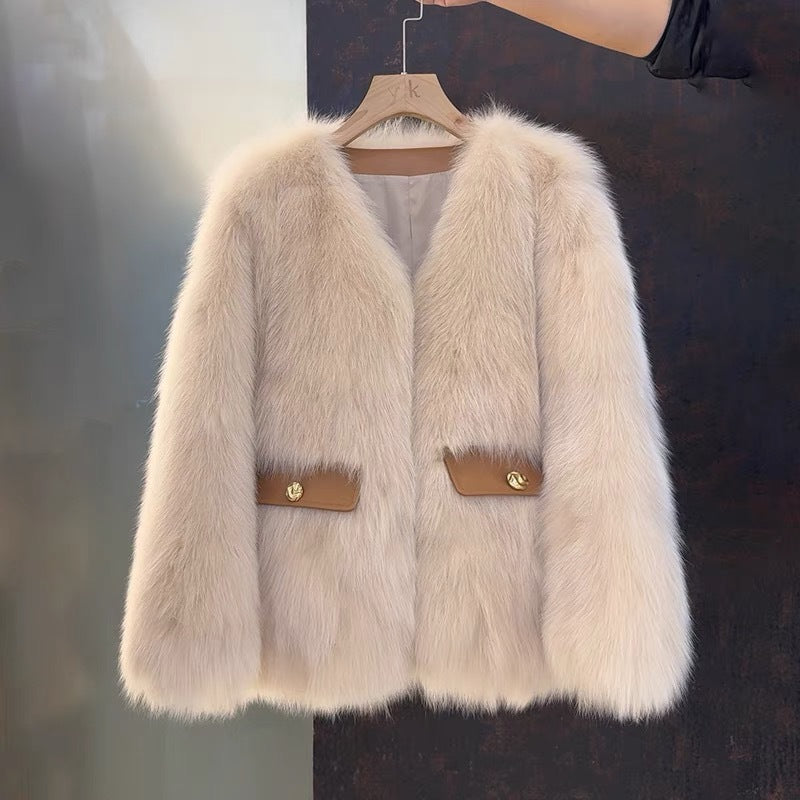 Maillard Winter Fur Coat for Women | Elegant Warm Luxury Outerwear