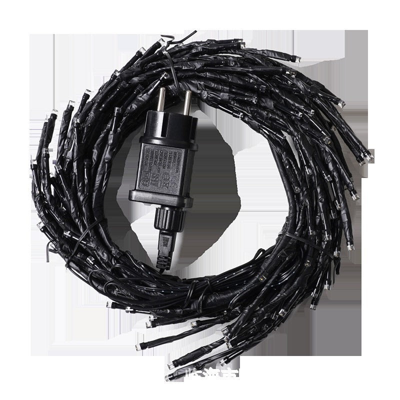 LED Christmas Leaves Rattan Lamp | Indoor Bedroom Holiday Décor