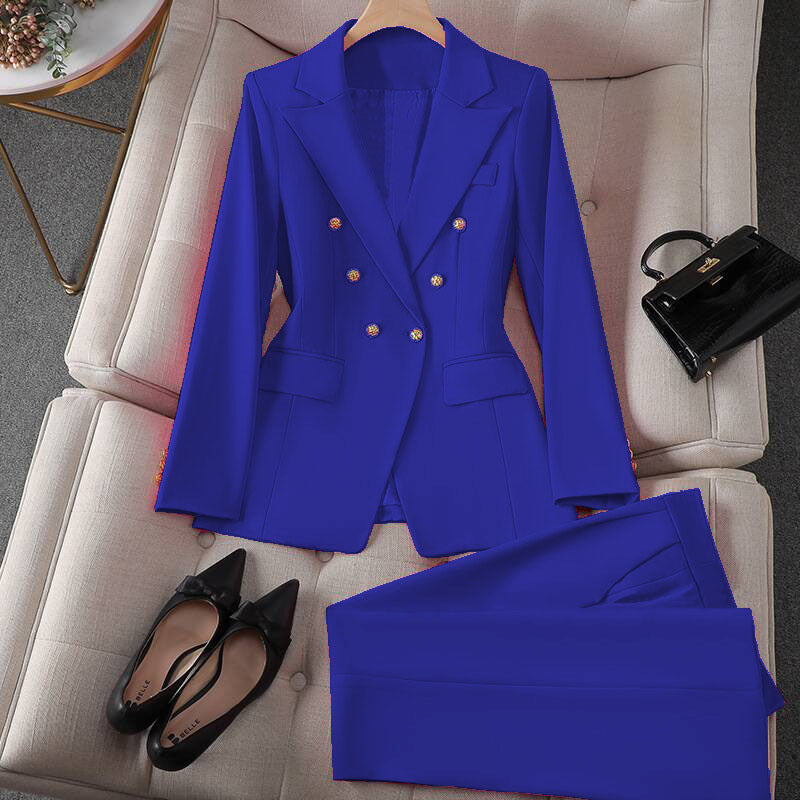 Korean Casual Blouse & Trouser Suit – Women’s Outfit