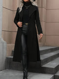 Minimalist Belted Coat | Oversized Elegant Winter Wear