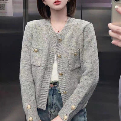 Women’s Solid Color Versatile Loose Button Jacket