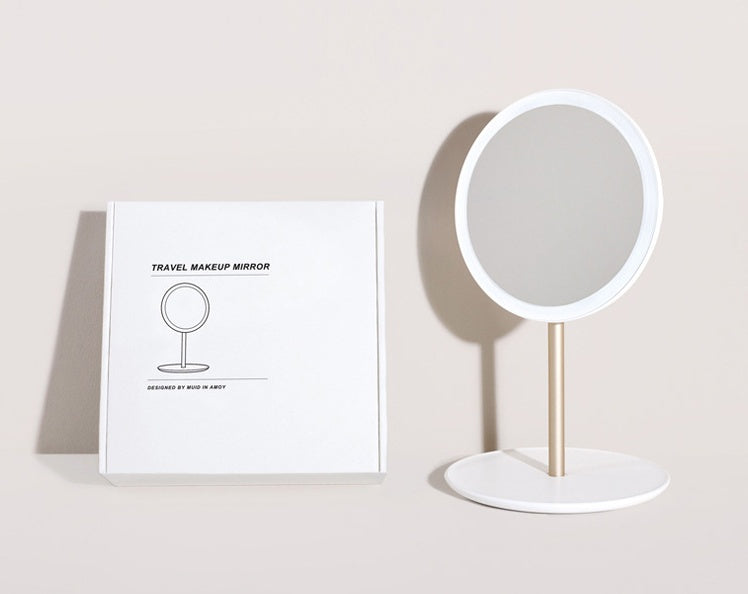 LED Folding Makeup Mirror – Portable Lighted Mirror