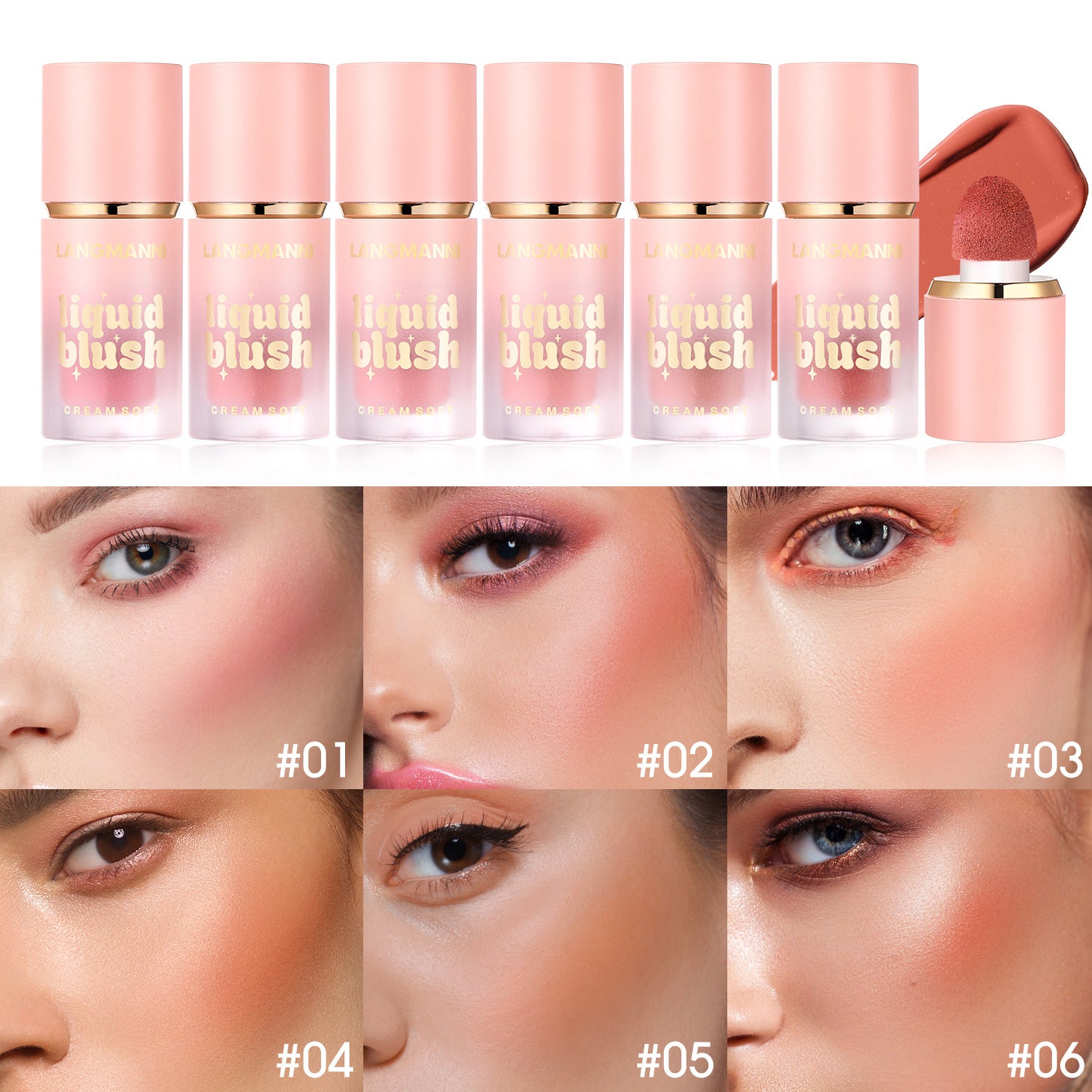 Liquid Blush – Natural Facial Makeup & Skin Repair Tint