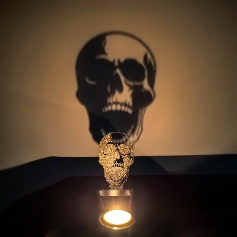 Halloween Candlestick Decoration | Creative Desktop Ornament & Party Décor
