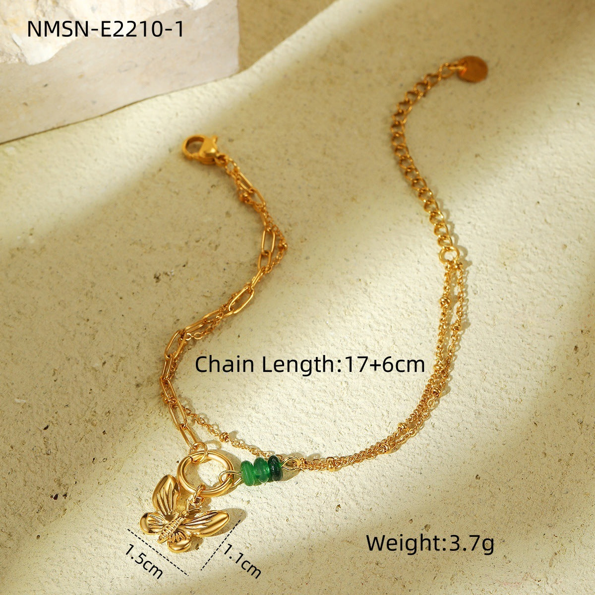Natural Stone Freshwater Pearl Stainless Steel Bracelet