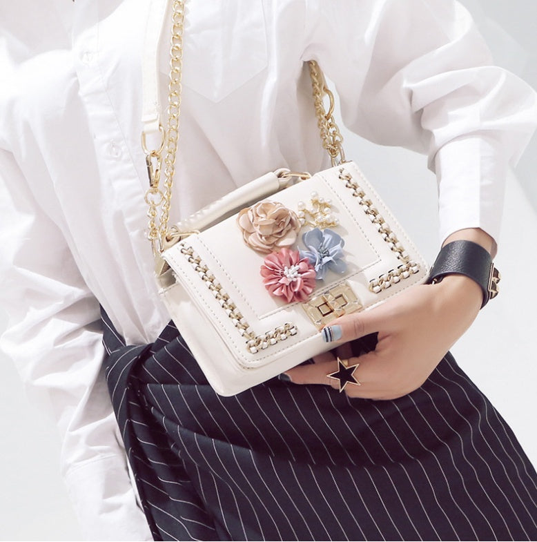 Blush Flora Bag – Elegant Floral Handbag for Women