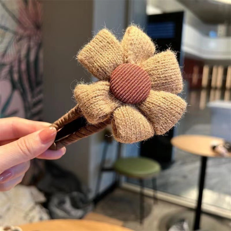 Large Cloth Flower Hairpin | High-end Mori Hair Clip for Back Hair Styling