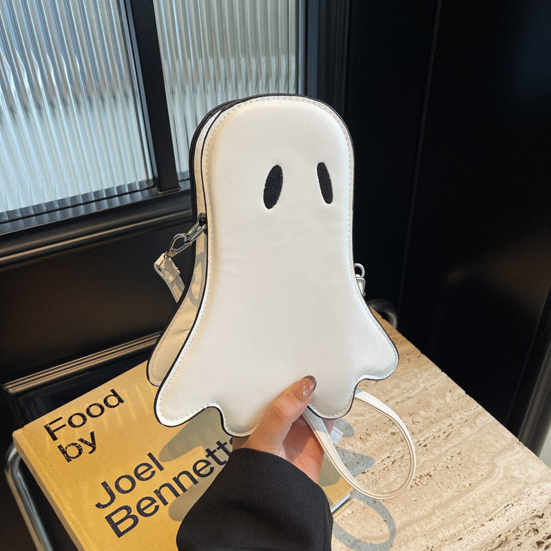 Women’s Halloween Ghost Messenger Bag – Kids’ Cute & Spooky Shoulder Bag