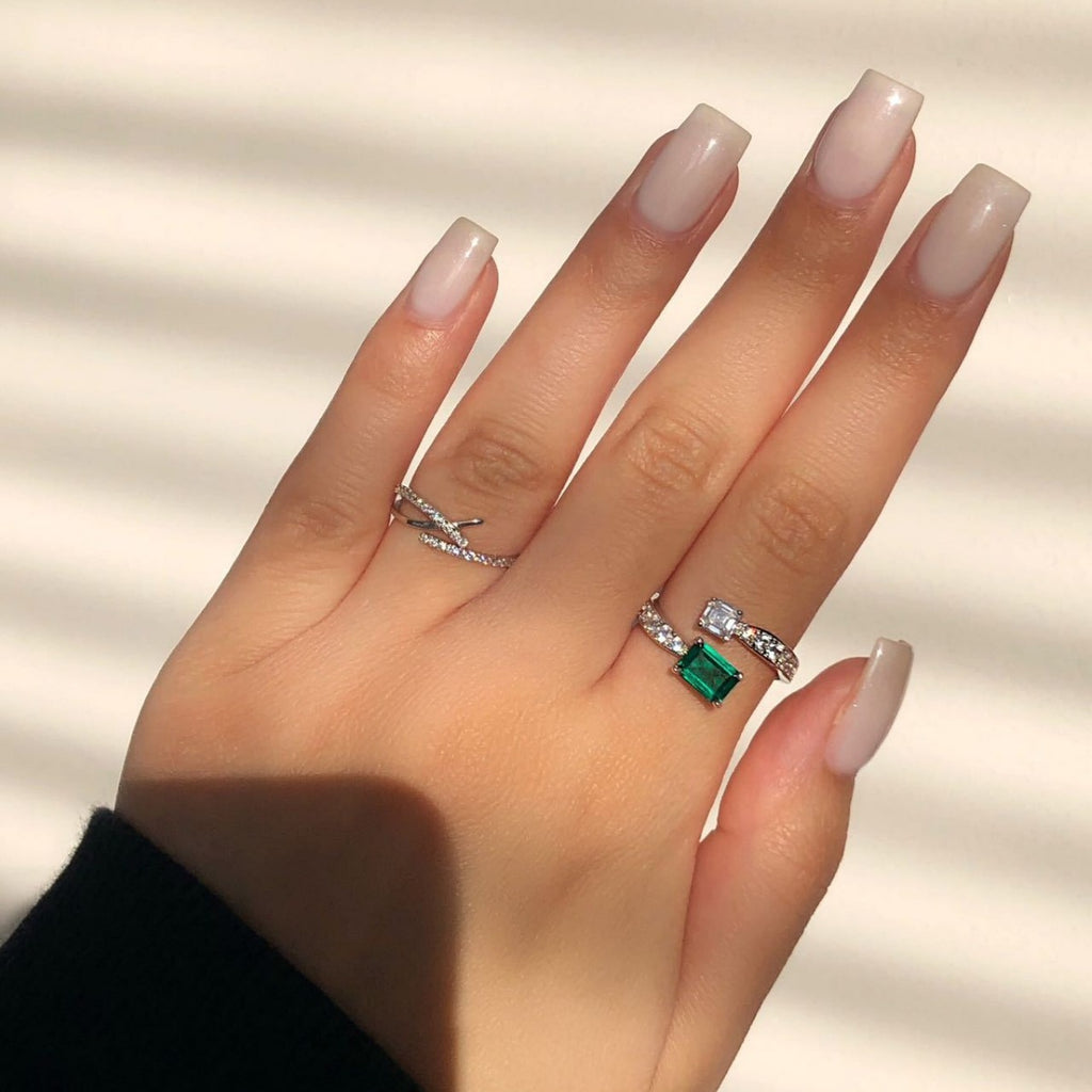 Exquisite Korean-Style Diamond Ring for Women