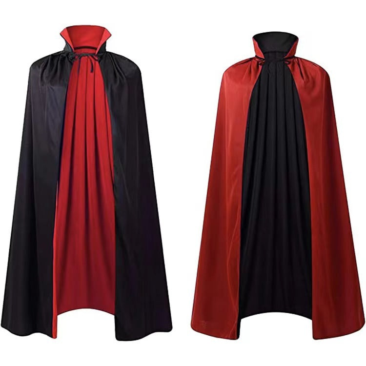 Children’s Halloween Wizard Cloak | Hooded Cape Costume for Kids & Party Dress-Up
