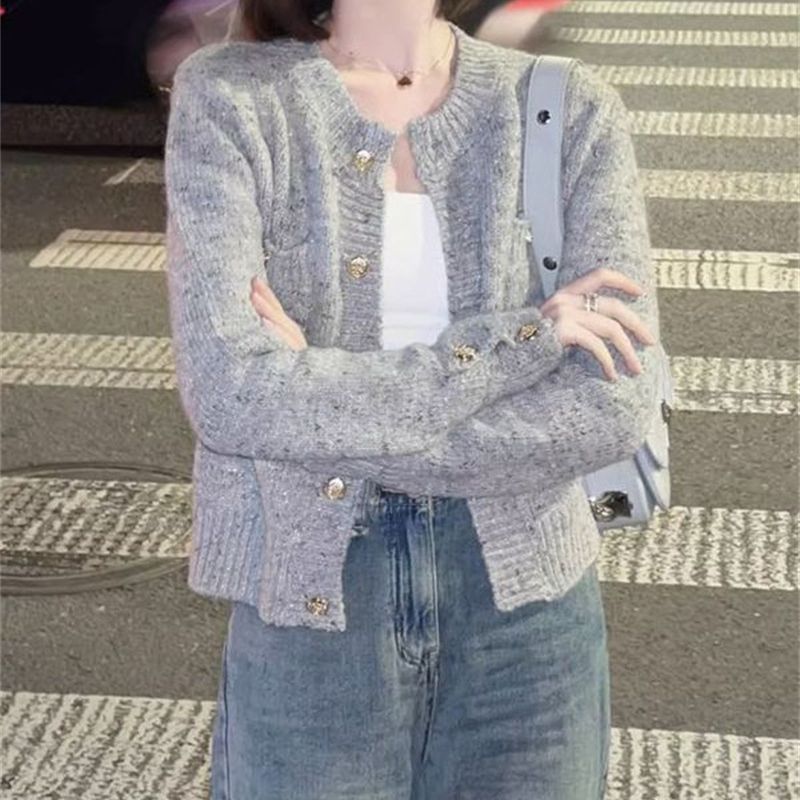 Women’s Solid Color Versatile Loose Button Jacket